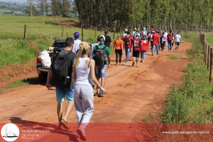 Em ato de Fé, campistas de Iporã fizeram uma peregrinação até o Recanto Nossa Senhora de Fátima 6