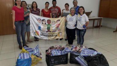 Infância e Adolescência Missionária em parceria com a Pastoral Social promovem ação conjunta para Evangelizar crianças de nosso município