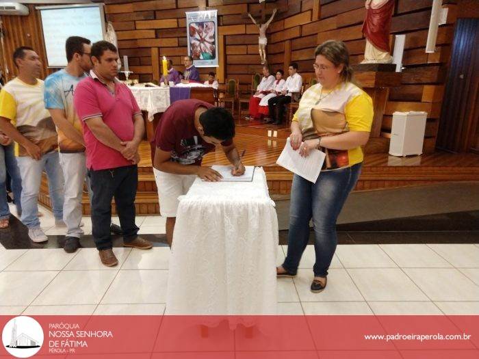 Catecúmenos receberam o Rito de Eleição durante a Celebração Eucarística 7