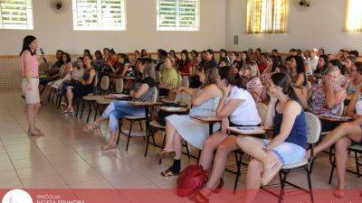 Professores de Pérola se reuniram para uma captação pedagógica