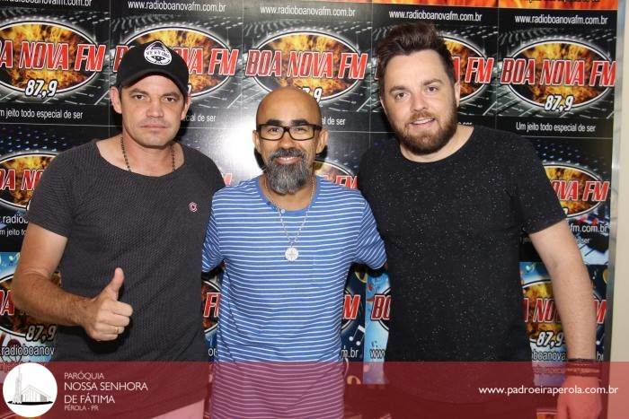 Radio Boa Nova FM recebeu hoje duas duplas sertaneja 4