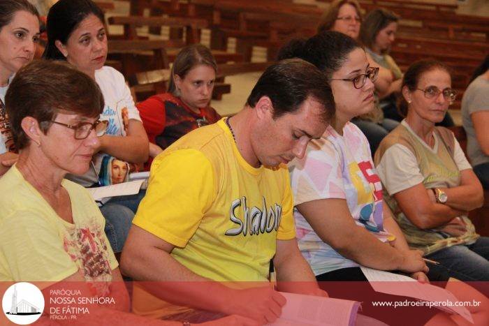 Padre reuniu a Pastoral da Liturgia para preparar o Tríduo Pascal 12