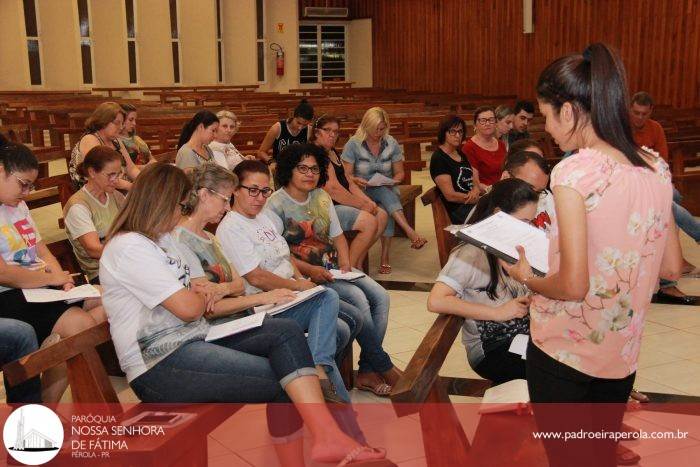 Padre reuniu a Pastoral da Liturgia para preparar o Tríduo Pascal 14