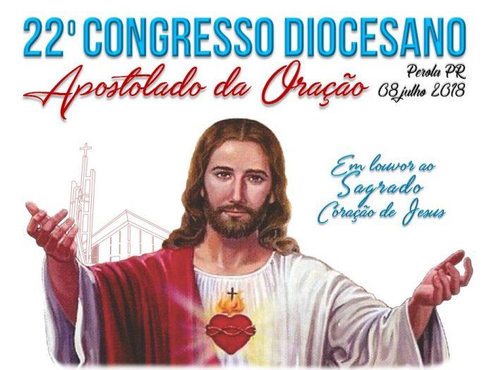 Pérola sediará o Congresso Diocesano do Apostolado da Oração em julho 4
