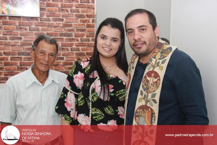 Padre visitou a Loja Audaciosa inaugurada hoje em Pérola 12