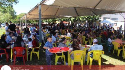 Festa Padroeira: Jantar (sábado) / almoço (domingo) / Missa das Mães (domingo)