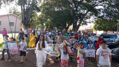 “Bate-lata” marca mais uma Jornada da Infância e Adolescência Missionária em Pérola