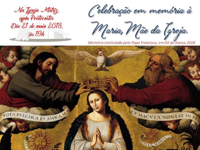 Padre Marcio celebrou a Missa de Pentecostes na Paróquia 4