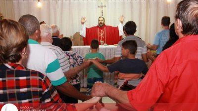Missa e festa Capela São Pedro