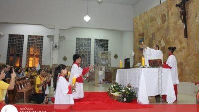 Padre Marcos presidiu uma missa na Semana da Família em Icaraíma
