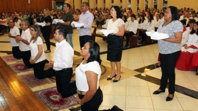 Novos MECEPs são investidos em Rito durante a Santa Missa na Igreja Matriz