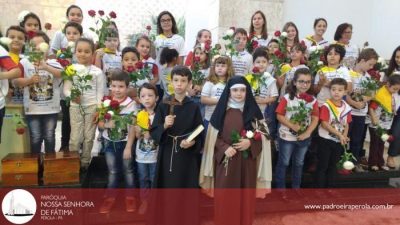 Crianças da IAM participam da Missa de abertura do mês missionário