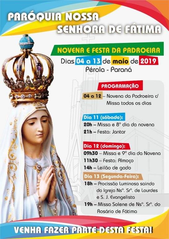 Novena e Festa à Nossa Senhora de Fátima | Padroeira 4