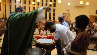 Missa e batismo (sábado: 19/09)
