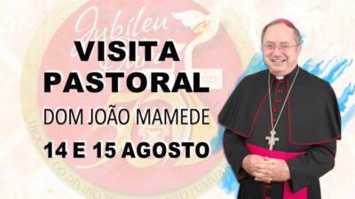 Faltam 13 dias para a visita do bispo Dom João Mamede | Confira Programação