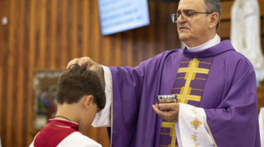 Pe. Marcio celebrou a Missa de Cinzas na Paróquia