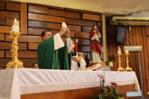 Missa com a participação dos peregrinos do “Caminhos da Fé” 5