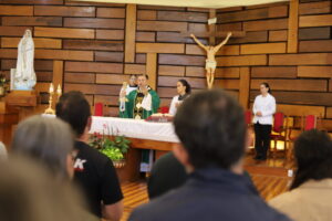Missa com a participação dos peregrinos do “Caminhos da Fé” 12