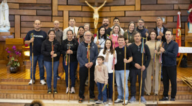 Missa com a participação dos peregrinos do “Caminhos da Fé”